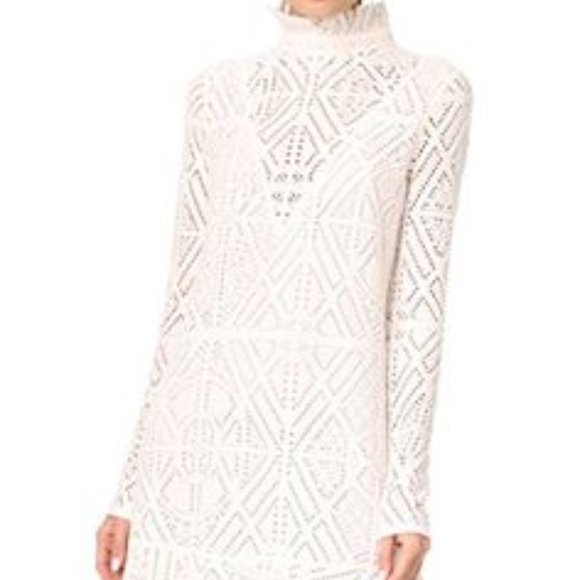 See by Chloé Dress with Cut-Out Pattern Sz S NWT - Picture 2 of 7